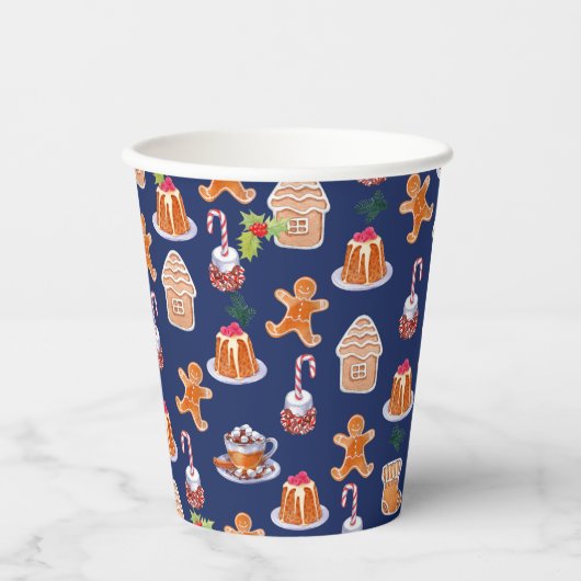 kerstdesserts papieren bekers (Voorkant)