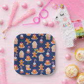 kerstdesserts papieren bordje (Feest)