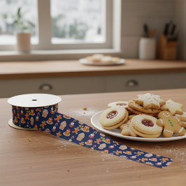 kerstdesserts satijnen lint