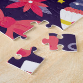 Kerstdesserts,  sterrenpatroon. legpuzzel (Zijkant)