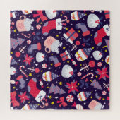 Kerstdesserts,  sterrenpatroon. legpuzzel (Horizontaal)