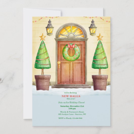 Kerstdeur Kaart (Voorkant)