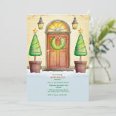 Kerstdeur Kaart (Staand voorkant)