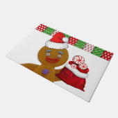 Kerstdeur Mat, ontbijtkoek Deurmat (Schuin)