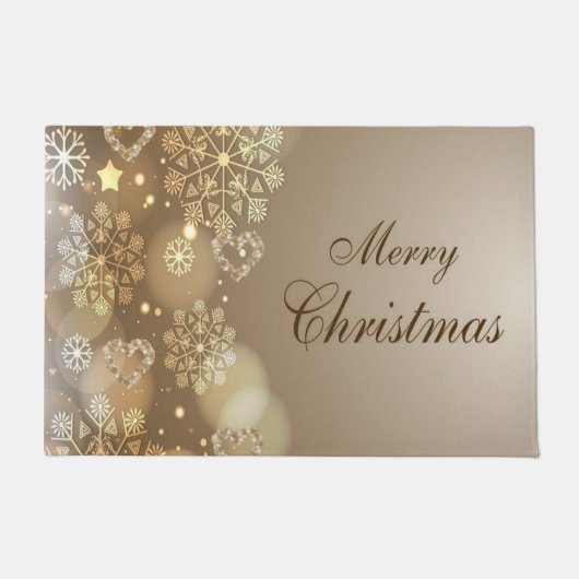Kerstdeur Mat, prettige kerst Deurmat (Voorkant)