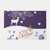 Kerstdeur Mat, prettige kerst Deurmat (Voorkant)