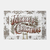 Kerstdeur Mat, prettige kerst Deurmat (Voorkant)