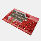 Kerstdeur Mat, prettige kerst Deurmat (Schuin)