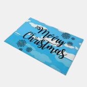 Kerstdeur Mat, prettige kerst Deurmat (Schuin)