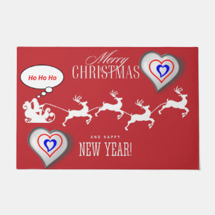 Kerstdeur Mat, prettige kerst Deurmat