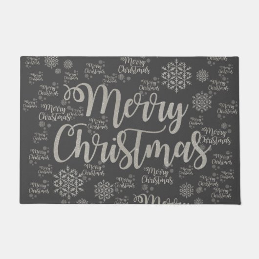 Kerstdeur Mat, prettige kerst Deurmat (Voorkant)