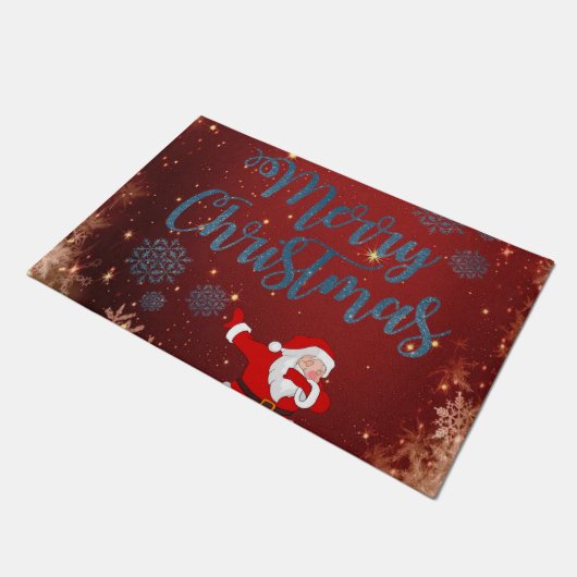 Kerstdeur Mat, prettige kerst Deurmat (Schuin)