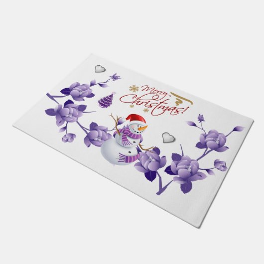 Kerstdeur Mat, prettige kerst Deurmat (Schuin)