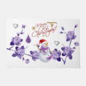 Kerstdeur Mat, prettige kerst Deurmat (Voorkant)