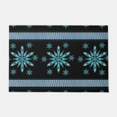 Kerstdeur Mat, Snowflake Deurmat (Voorkant)