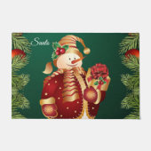 Kerstdeur Mat, Snowman Deurmat (Voorkant)