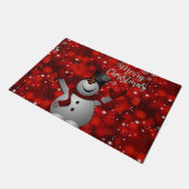 Kerstdeur Mat, Snowman Deurmat (Schuin)