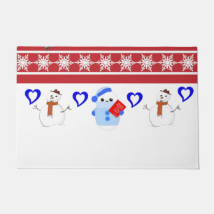 Kerstdeur Mat, Snowman Deurmat