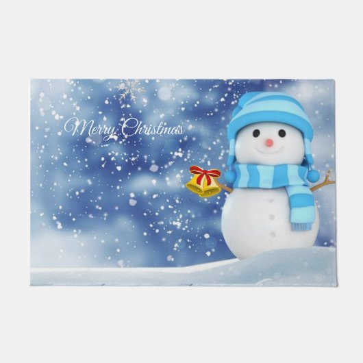 Kerstdeur Mat, Snowman Deurmat (Voorkant)