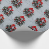 kerstdeur met schuurdeur cadeaupapier (Hoek)