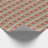 Kerstdeuren Cadeaupapier (Hoek)