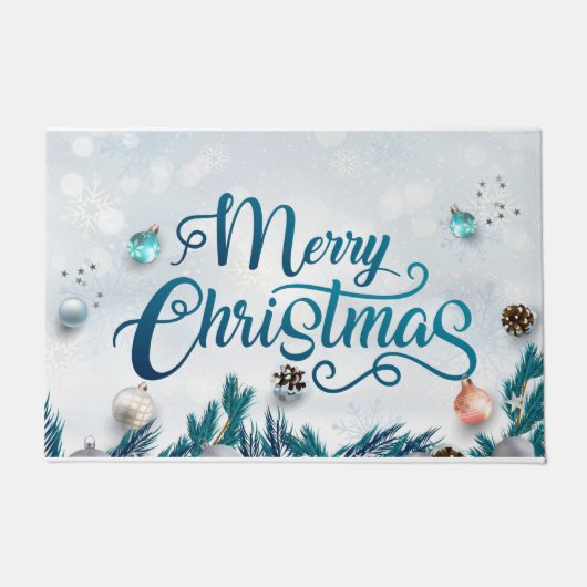 kerstdeuren deurmat (Voorkant)