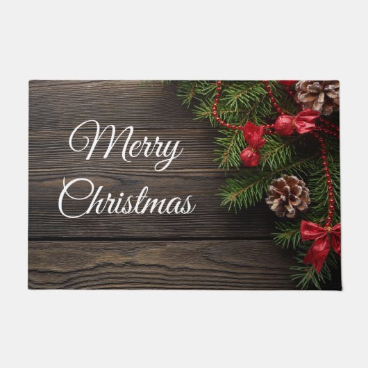 kerstdeuren deurmat (Voorkant)