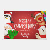 kerstdeuren deurmat (Voorkant)