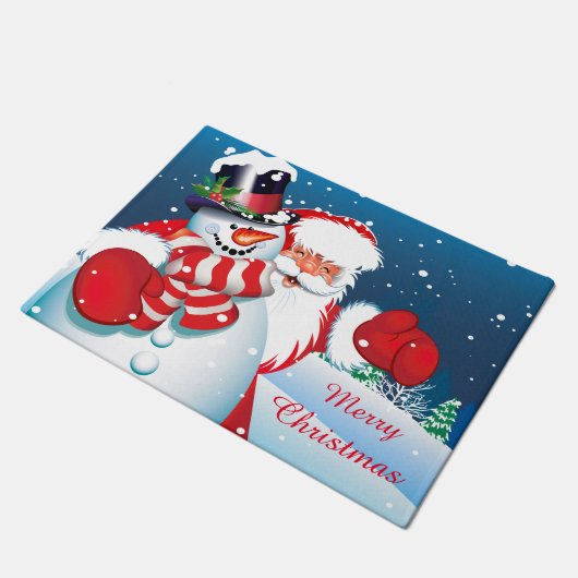 kerstdeuren deurmat (Schuin)