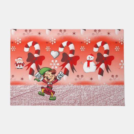 Kerstdeurmat, Elf Deurmat (Voorkant)
