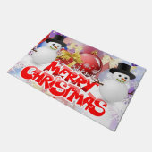 Kerstdeurmat, Prettig Kerstfeest Deurmat (Schuin)