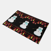 Kerstdeurmat, Sneeuwman Deurmat (Schuin)