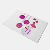 Kerstdeurmat, Sneeuwman Deurmat (Schuin)