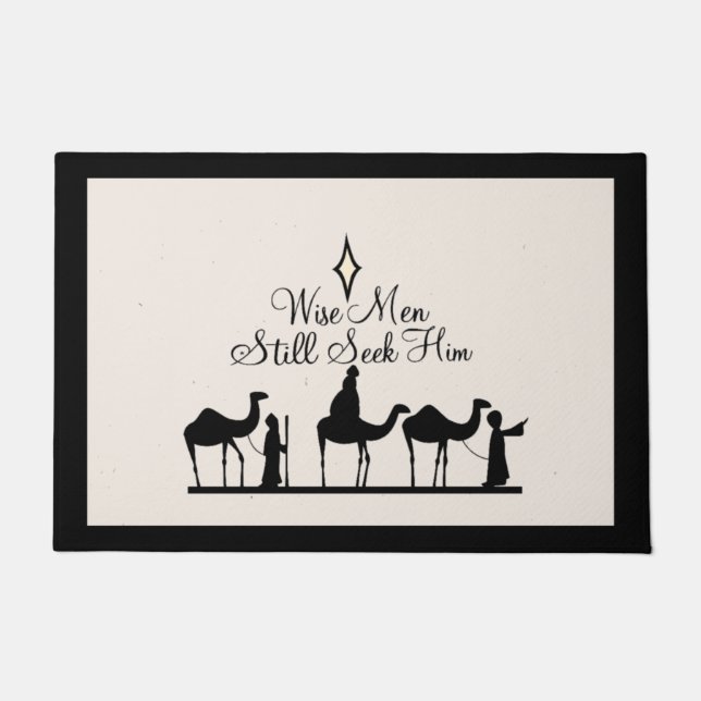 kerstdeurmat van de opening van de deur deurmat (Voorkant)