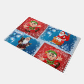 kerstdeuromte deurmat (Schuin)