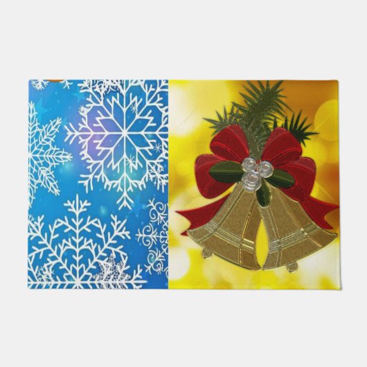 kerstdeuromte deurmat (Voorkant)