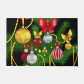 kerstdeuromte deurmat (Voorkant)