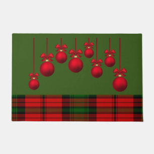 kerstdeuromte deurmat