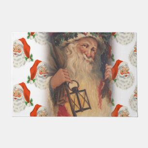 Kerstdeuropening, kerstman deurmat