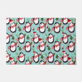 Kerstdeuropening, pinguïn deurmat (Voorkant)