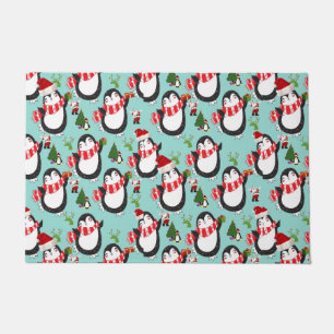 Kerstdeuropening, pinguïn deurmat