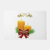 Kerstdeuropening, Prettige feestdagen Deurmat (Voorkant)