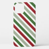 Kerstdiagonaal Snoepriet Candy Candy Cadeaupatroon Case-Mate iPhone Case (Achterkant)
