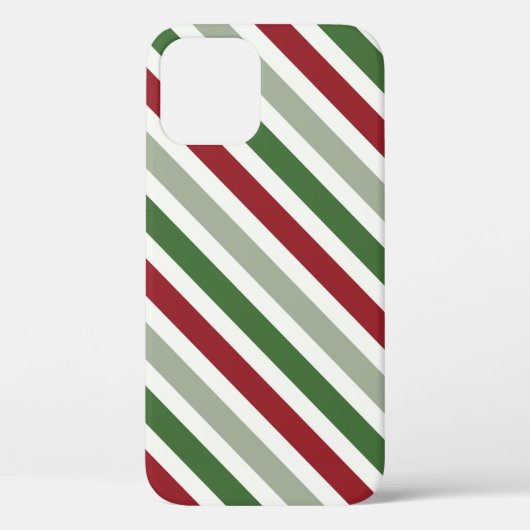 Kerstdiagonaal Snoepriet Candy Candy Cadeaupatroon Case-Mate iPhone Case (Achterkant)