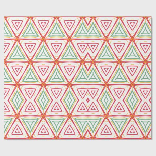 kerstdiamanten cadeaupapier (Vlak)