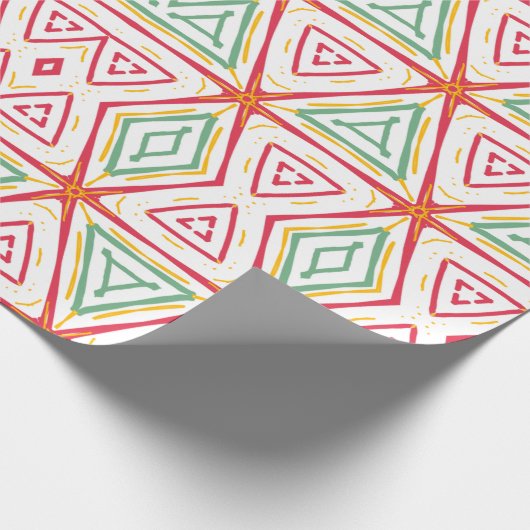 kerstdiamanten cadeaupapier (Hoek)