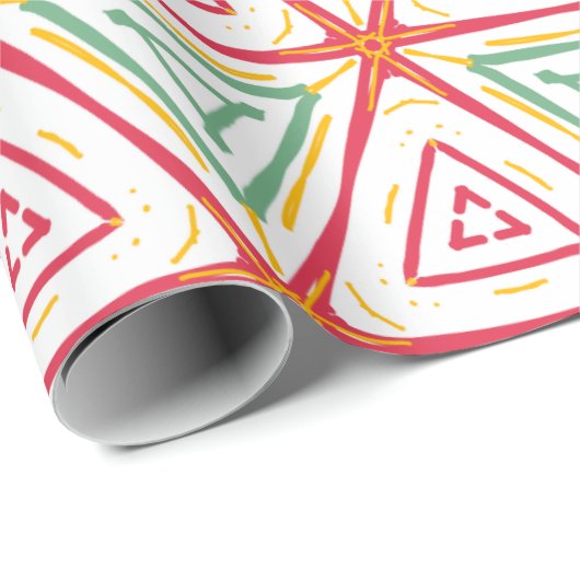 kerstdiamanten cadeaupapier (Rol Hoek)