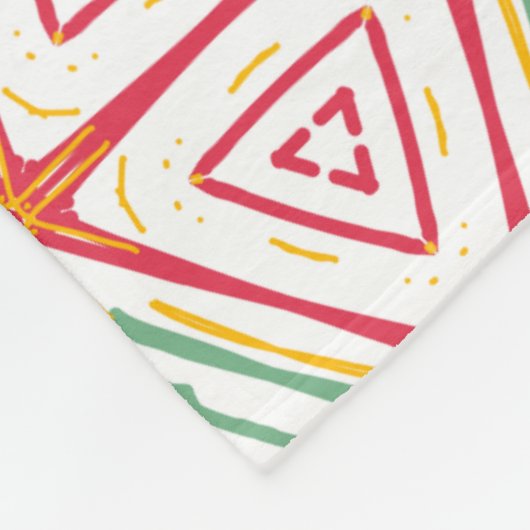 kerstdiamanten Vleekdeken Fleece Deken (Hoek)