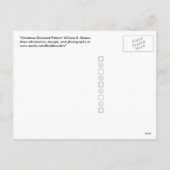 Kerstdiamantpatroon Feestdagenkaart (Achterkant)