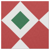 kerstdiamantpatroon Geometric Fabric Stof (Close Up)